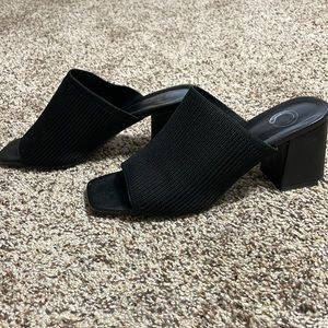 black mules - only worn once